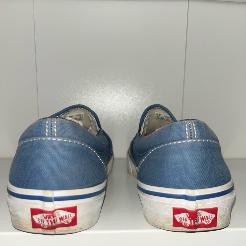 Vans Blue Classic Slip On - Picture 2 of 8